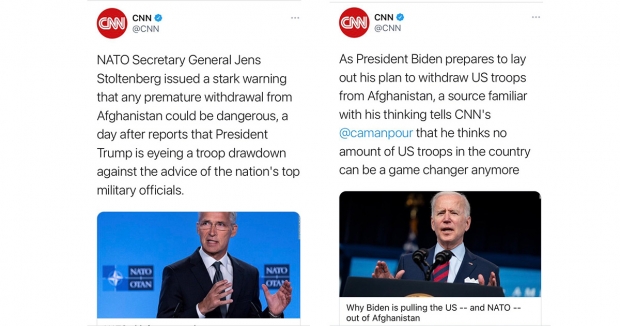 Analysis: Was Media Biased In Coverage of Biden, Trump's Troop Removals from Afghanistan?