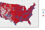 The measurement of partisan sorting for 180 million voters